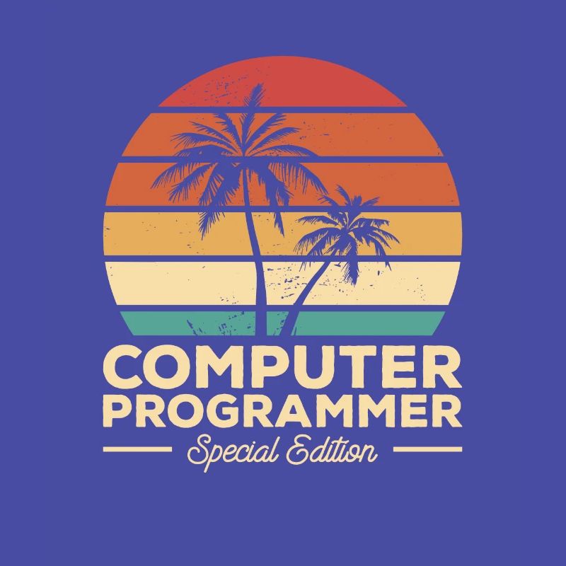 Retro Computerprogrammierer Sonderedition