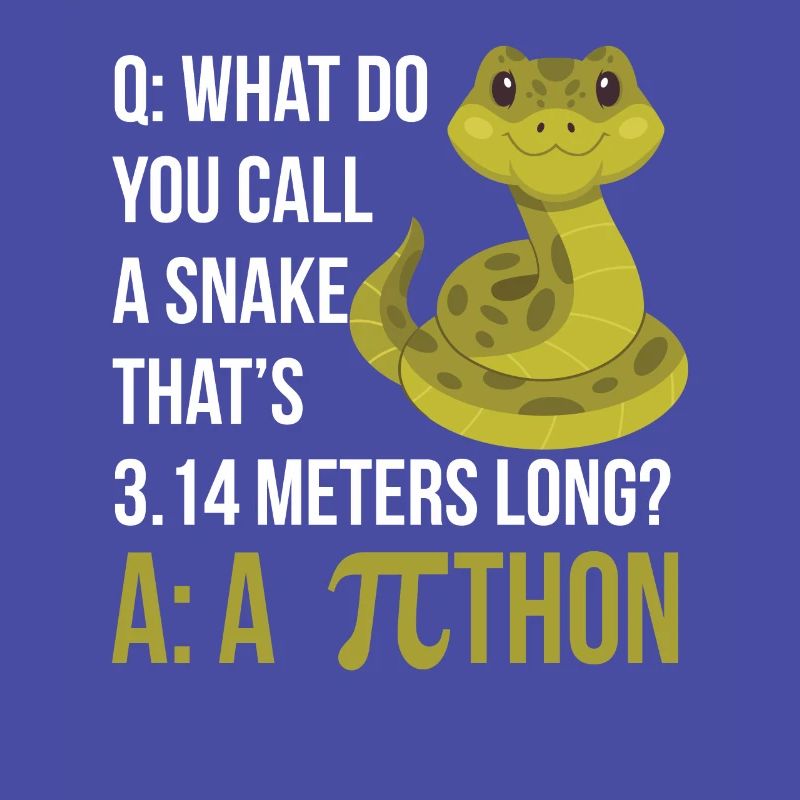 Python Pithon Pie Symbol Funny Math Teacher Happy