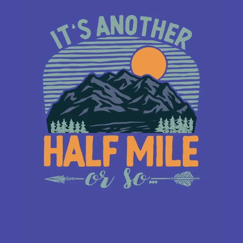 Es ist eine weitere halbe Meile oder so Bergwander