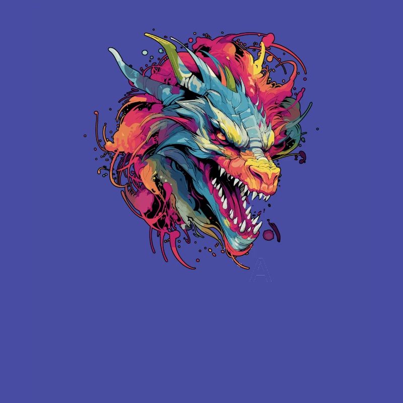 Kali Linux Dragon Design coloré pour DevOps et