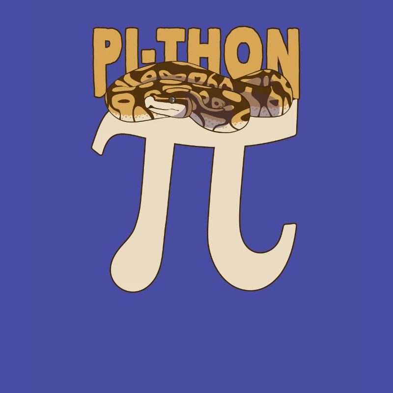 Pi-Thon Funny Pi Day Python Snake Math
