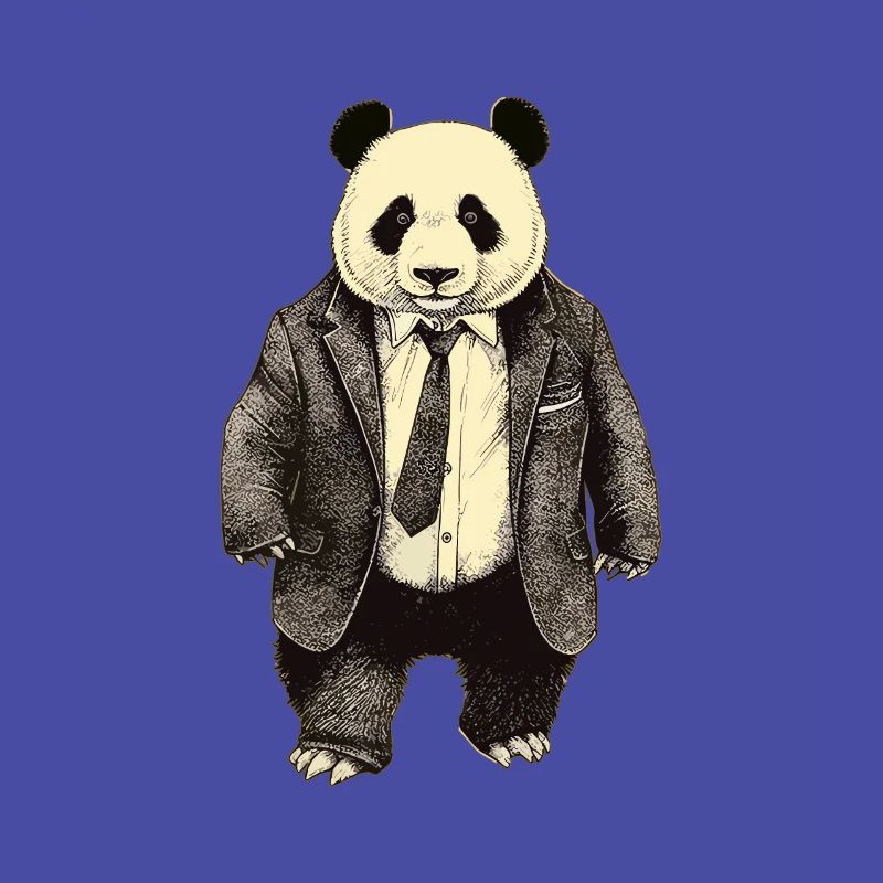Executive Panda – Elegance Meets Endangerment