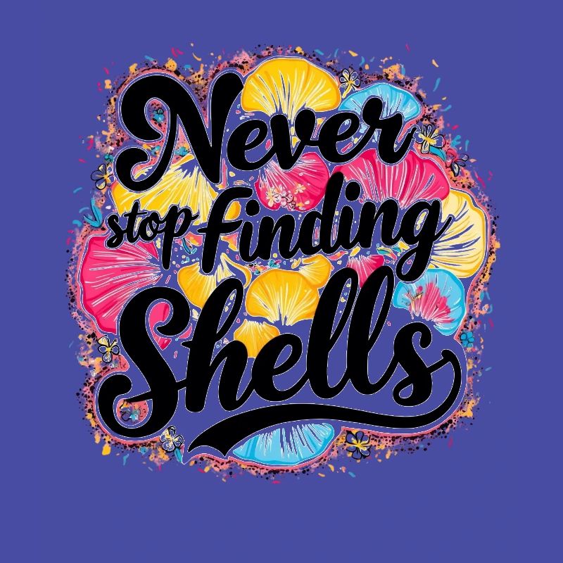 Never Stop Finding Shells Design