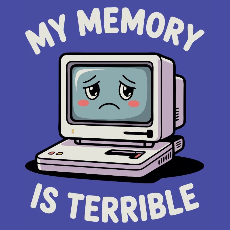 My Memory Is Terrible Funny Computer Funny Coding