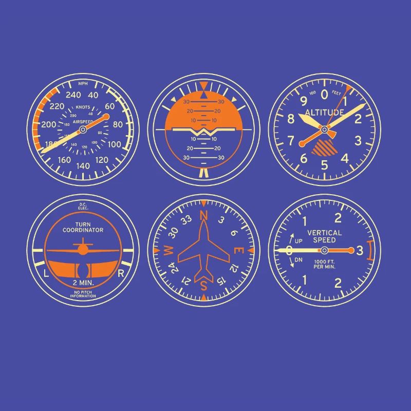 Funny Pilot Six Pack Simulation de vol d’aviation