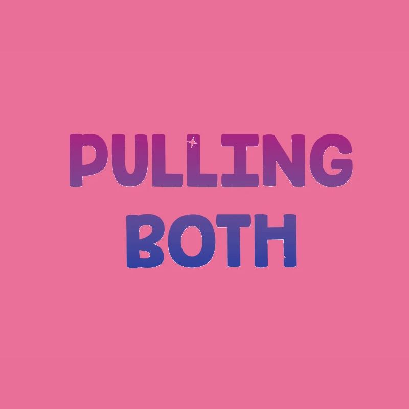 Pulling Both Bisexual LGBTQ Bi Pride Couples Funny
