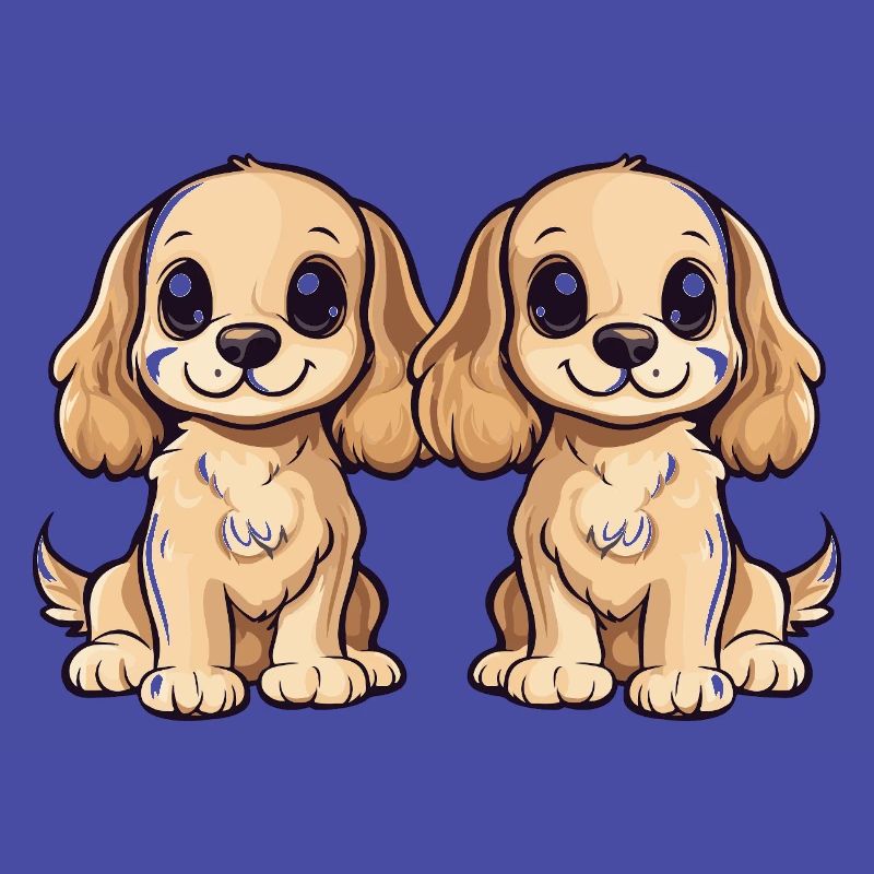 Cocker Spaniel Dog Comic