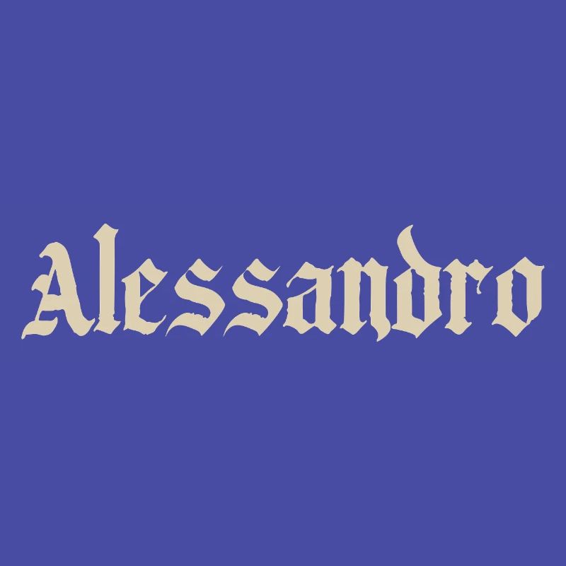 Alessandro Gothic Script