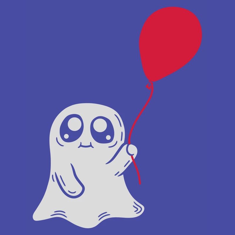 Luftballon Geist Comic Design