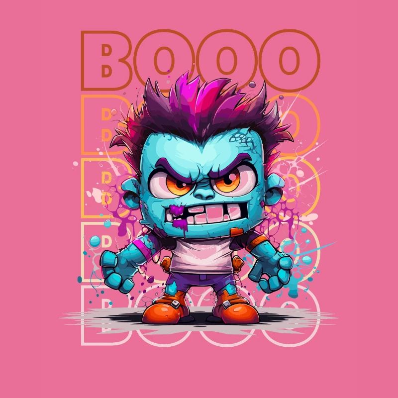 Chibi Bolt & Booo! Cousu géant Tee !