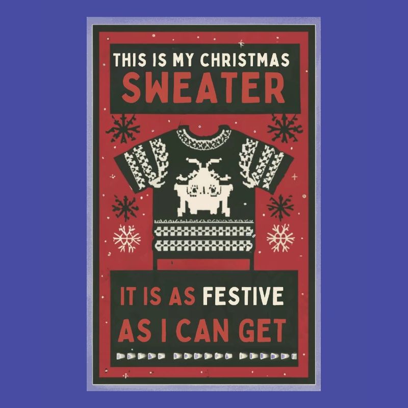 C’est mon pull de Noël.