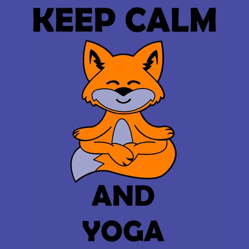 Yoga Fox Keep Calm