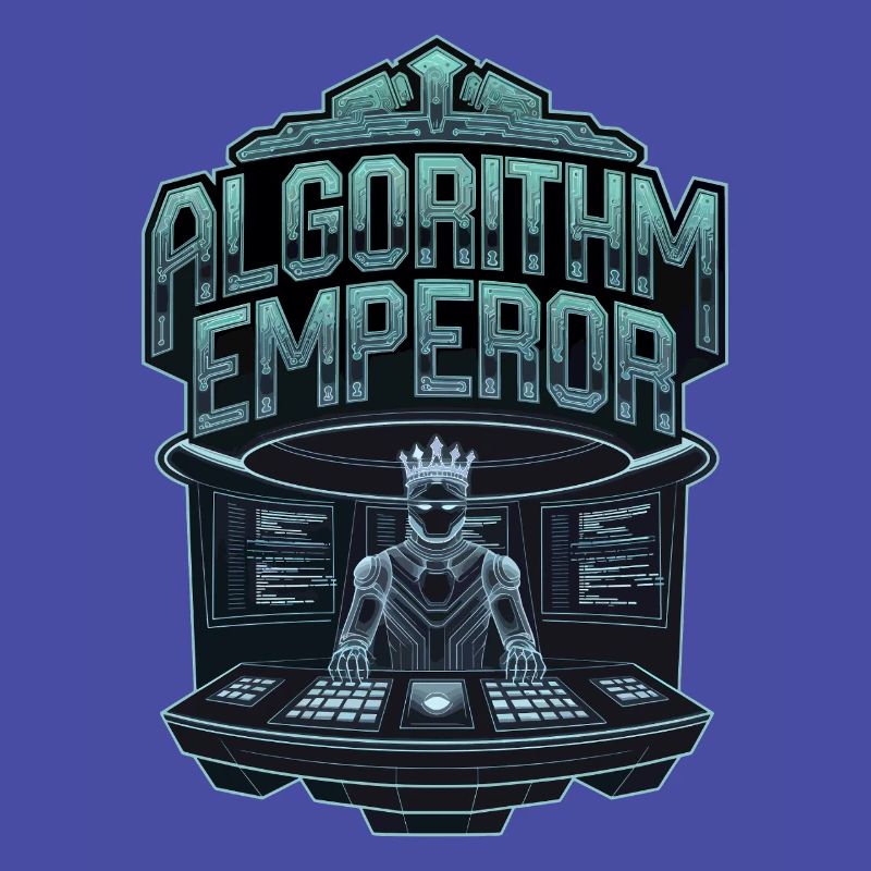 Algorithm Emperor Cyber King Tech Artwork