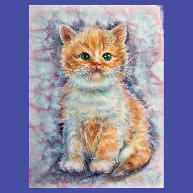 Petit chaton. Mastic.