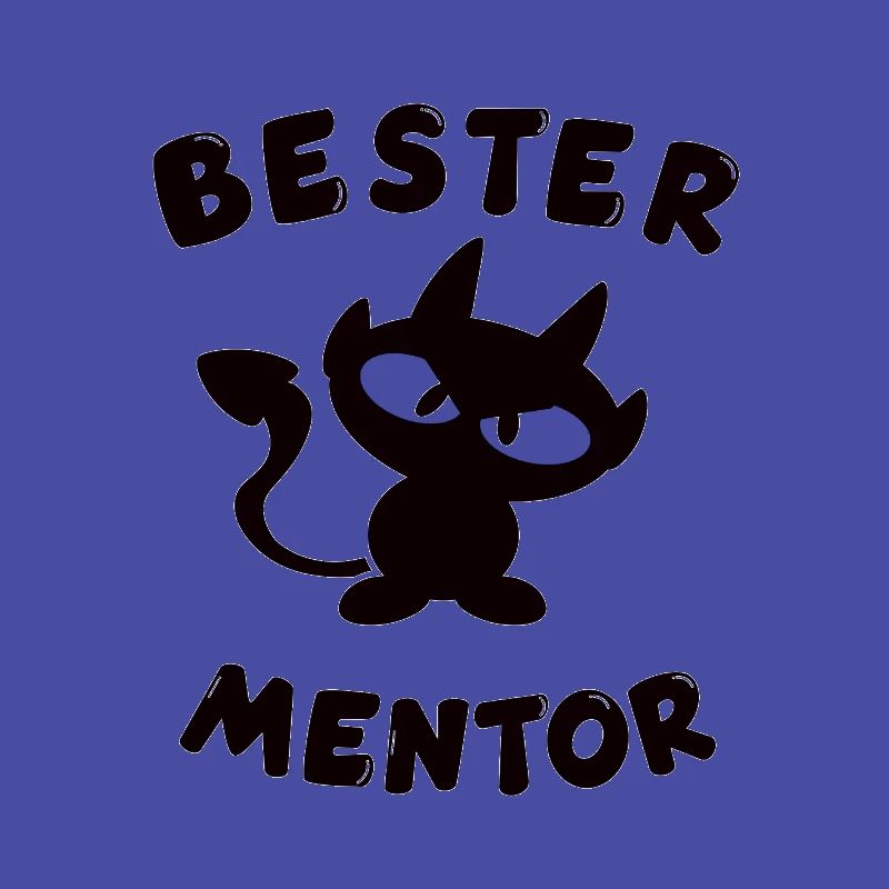 cooles bester Mentor Design mit Teufelchen