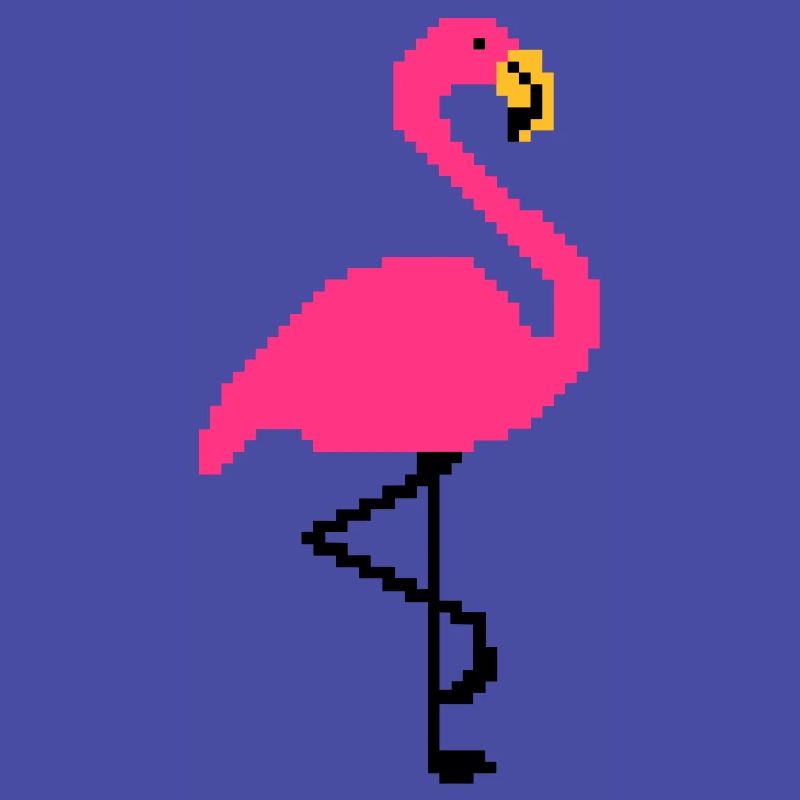 Flamingo PIxel Art