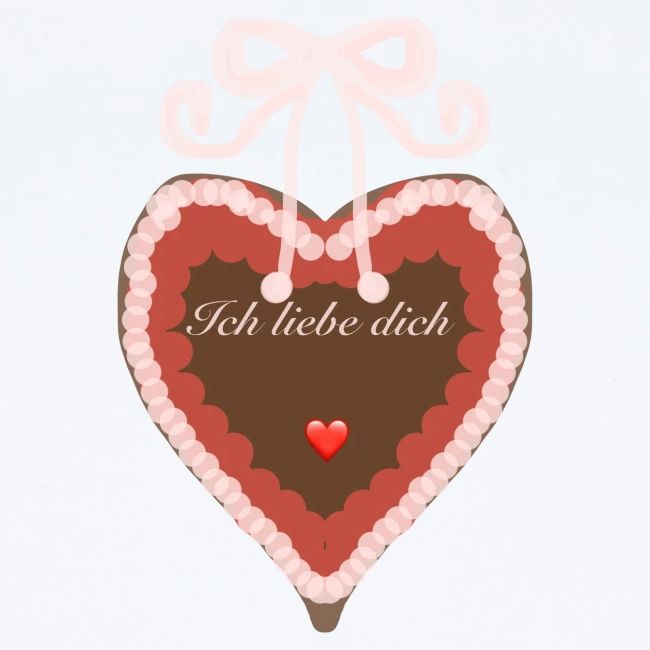 Lebkuchenherz ich liebe dich
