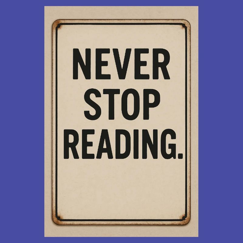 N’arrêtez jamais de lire