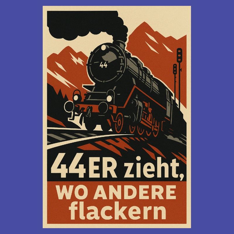 Railway 44 pulls where others flicker freight train