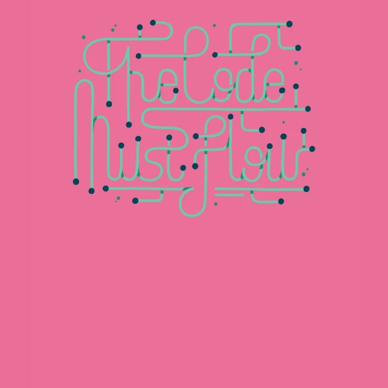 Programmiercodierer Entwicklercode muss fließen