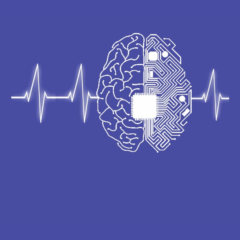 Programmeur Lover Programmer Heartbeat design