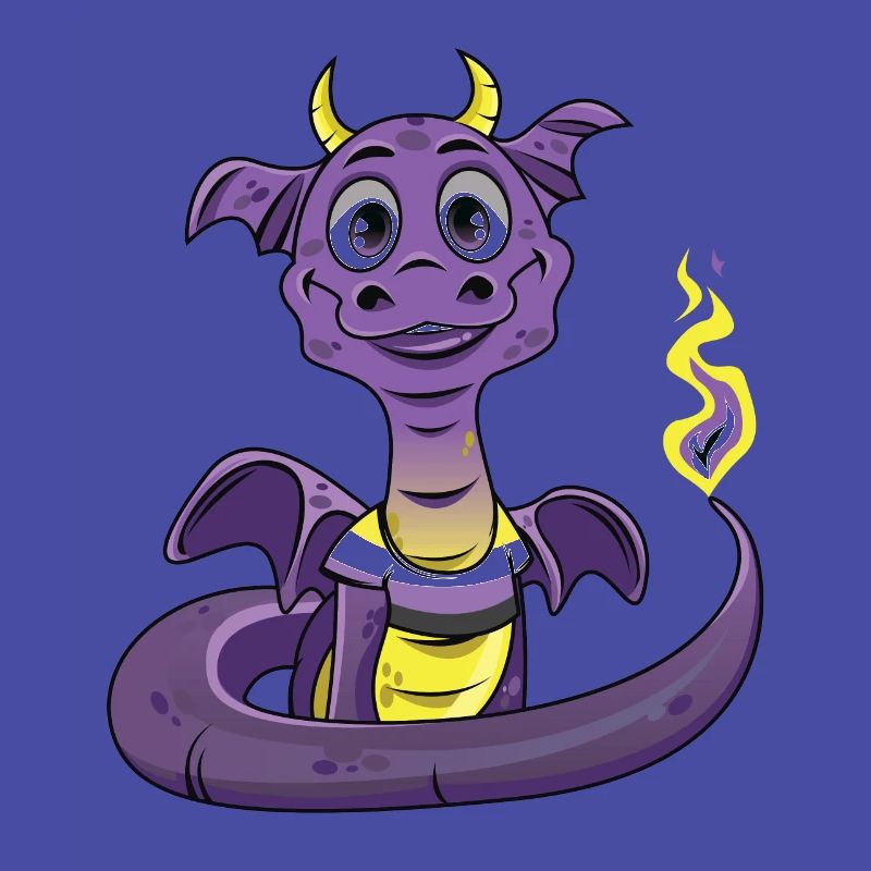 Nonbinary Pride Dragon Nonbinary
