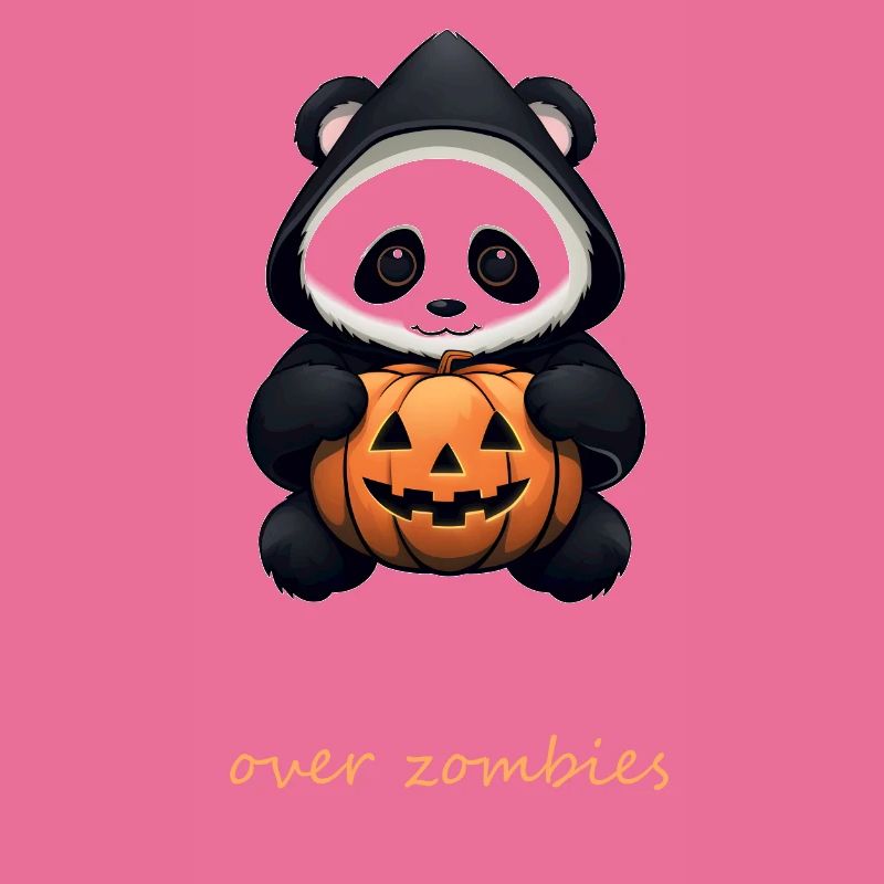 Amusing Halloween Sarcastic Panda Quote