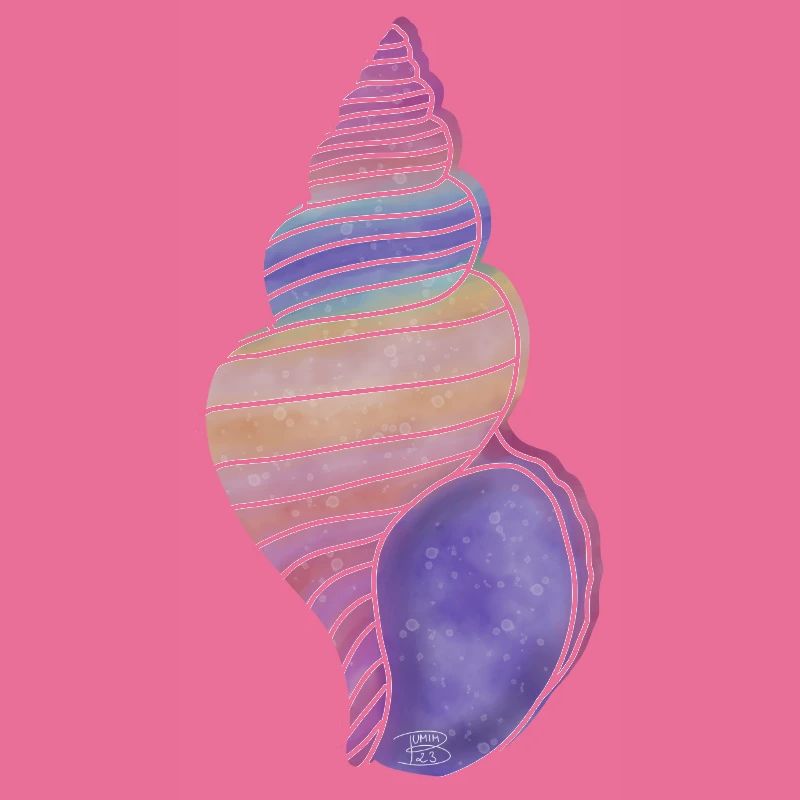 « Snail Shell », Boho Line Art Design, « Shells »