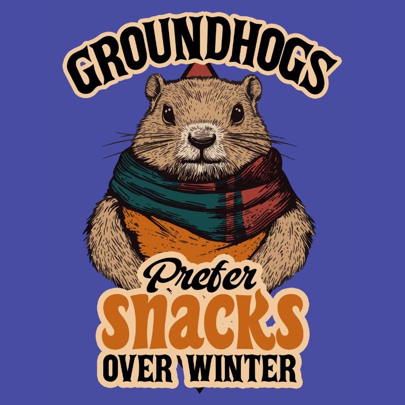 Groundhogs Prefer Snacks Over Winter Delight