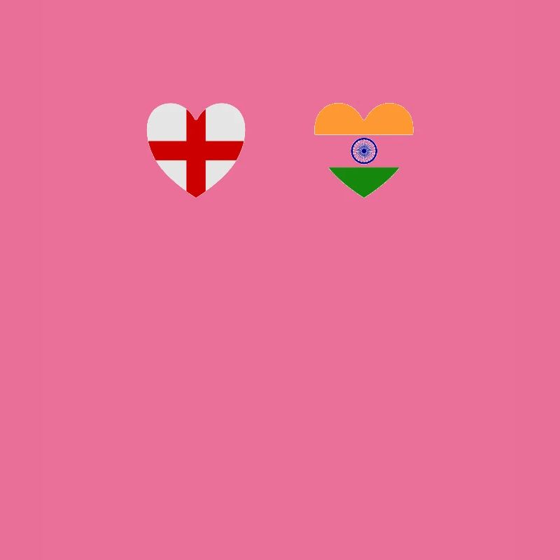 Drapeaux de l’Angleterre et de l’Inde drapeau de l’Inde