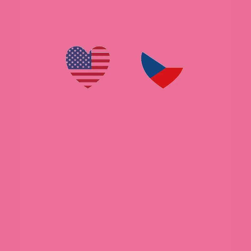 États-Unis et République tchèque Drapeaux du drapeau tchèque