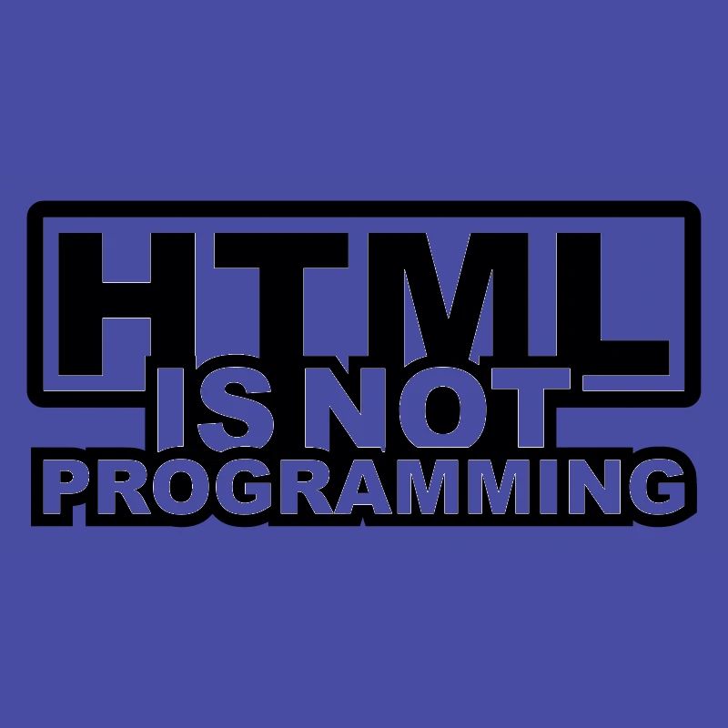 HTML est pas la programmation