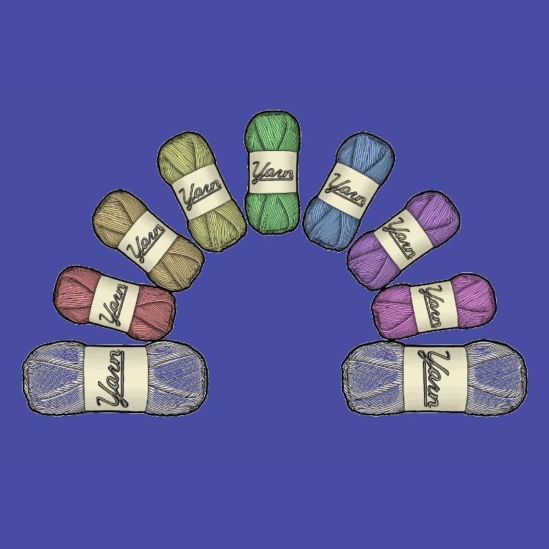 Regenbogen oder Garn