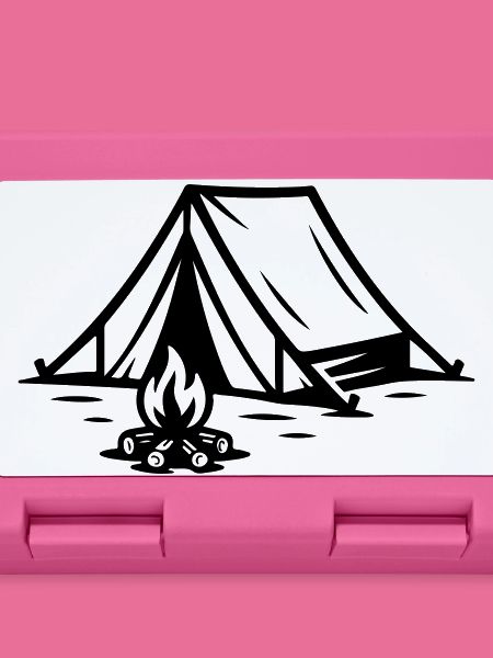 Zelt Lagerfeuer
