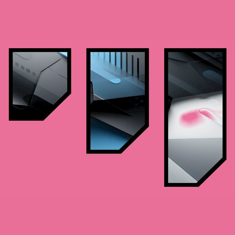 Futuristic Techno Abstract Pattern