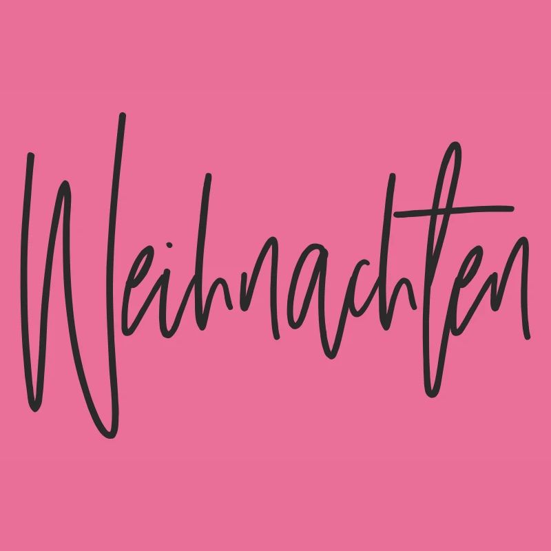 Christmas Script Hand Lettering