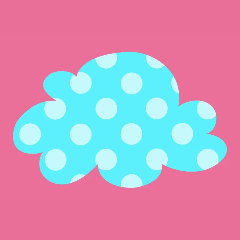 Points nuages Points Points Décoration de la chambre de bébé Enfants Météo