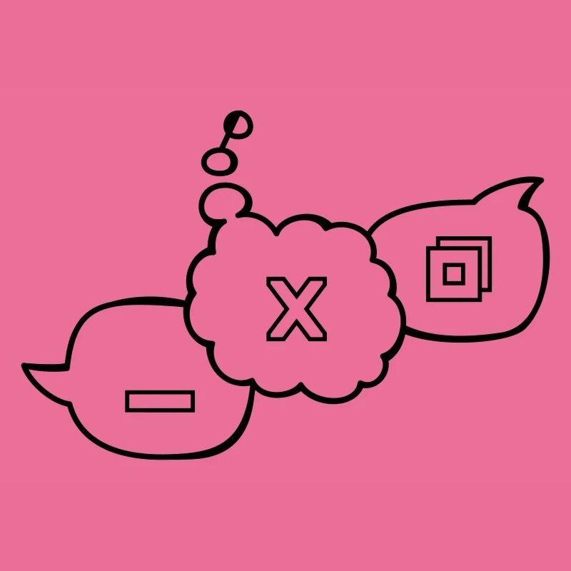 Computer speech bubbles