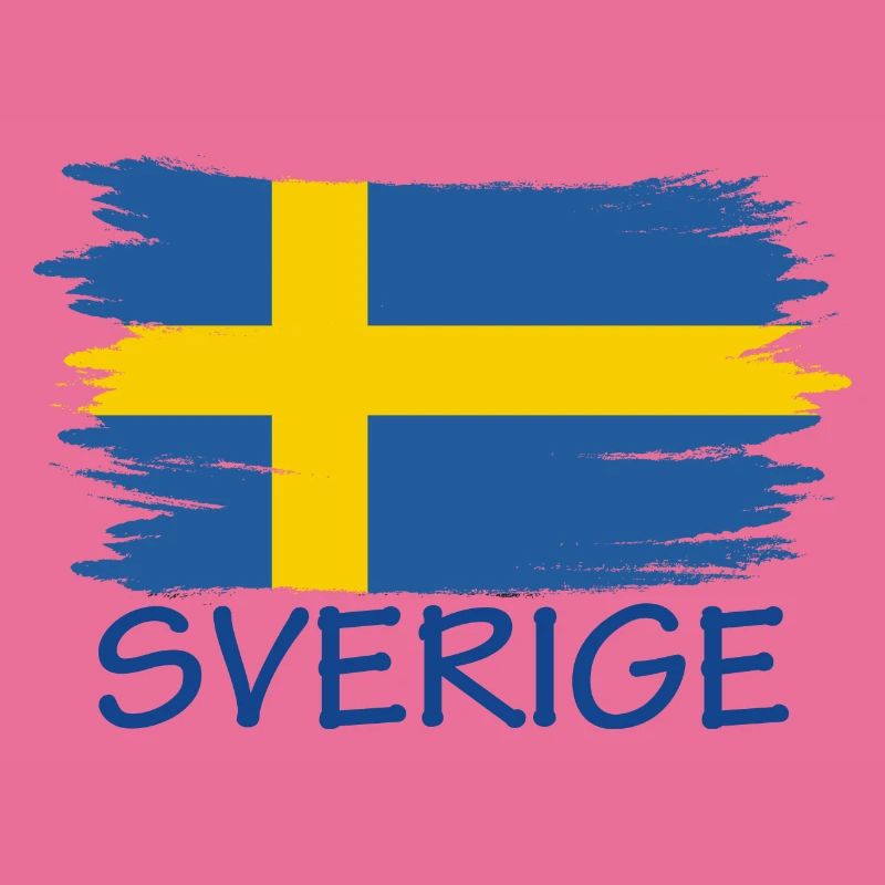 Sverige Suède Suède Conception du drapeau de la Suède