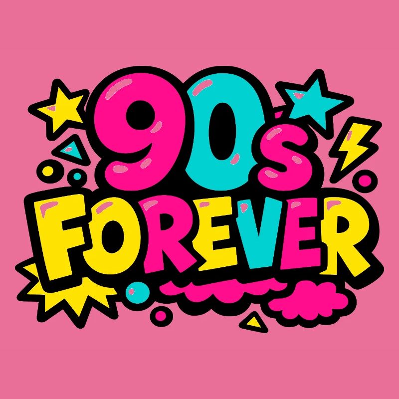 90s Forever Neon Pop