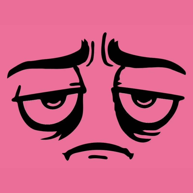 Grumpy sad disappointed face funny