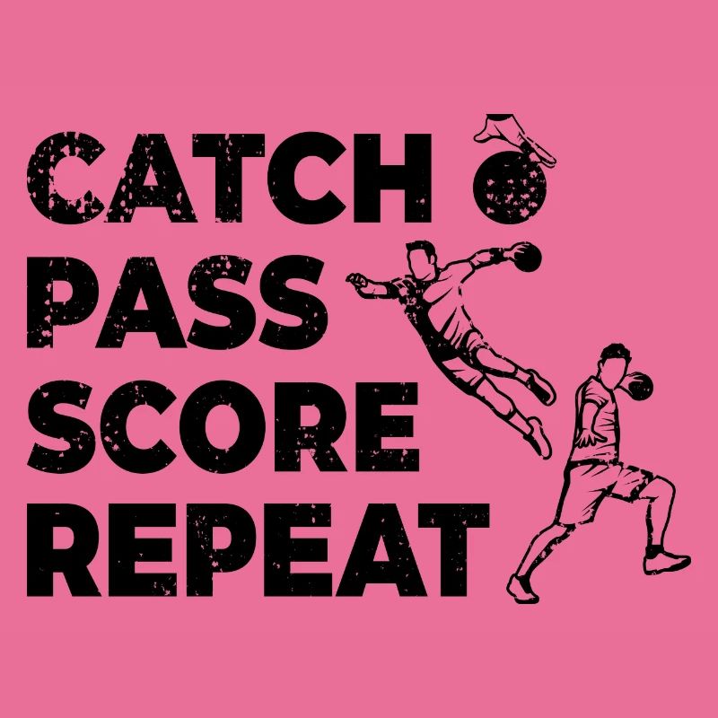 Attraper, passer, marquer, répéter