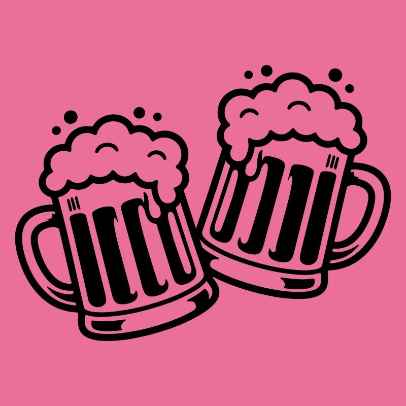 Bierkrug Prost Comic Bier