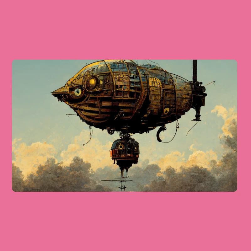 Dirigeable Steampunk