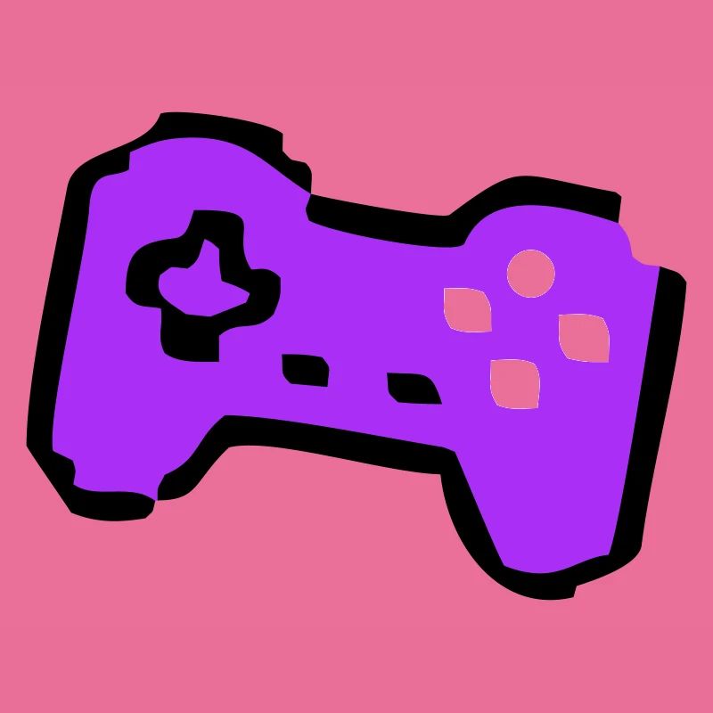 Weird Retro Controller Gamer
