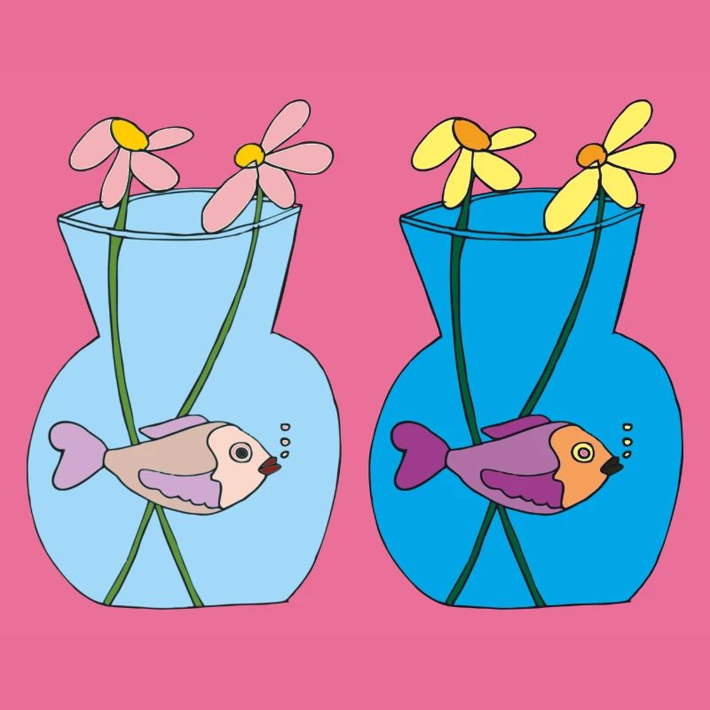 Poisson dans un bocal de 2