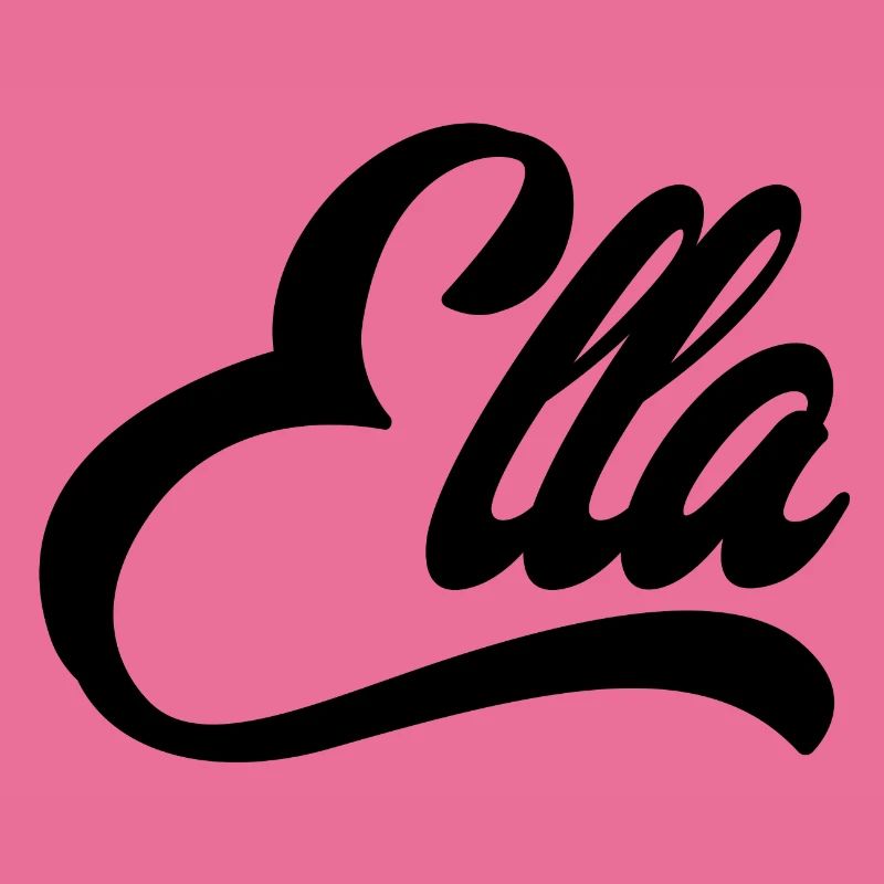 Nom Ella Abstrait couleur explosion impression
