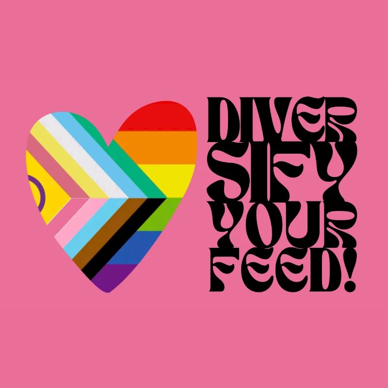 🌈♿ Diversify Your Feed –Progress Pride&Disability