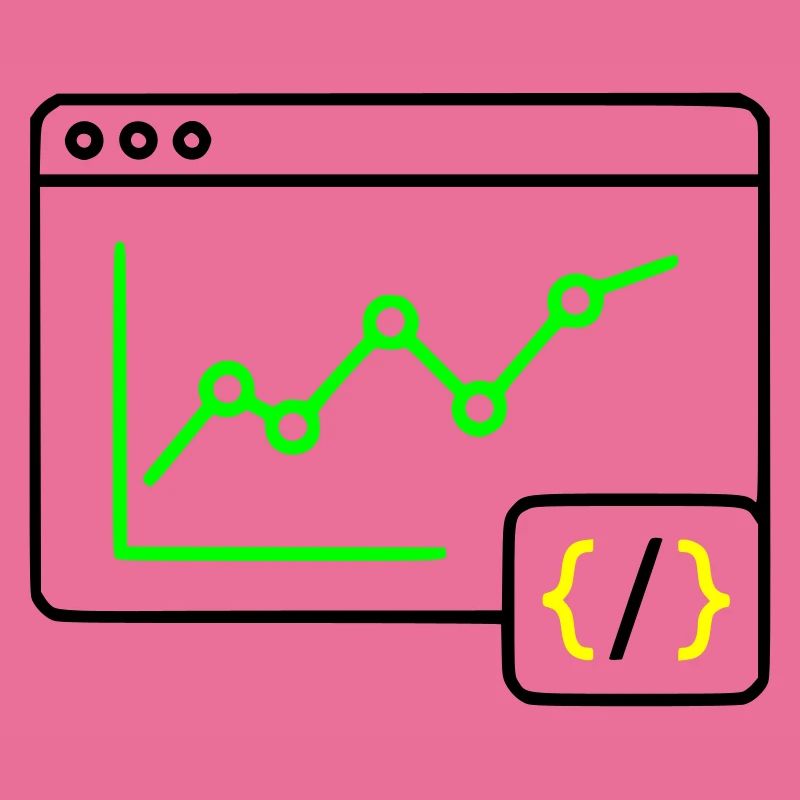 Vecteur de navigation de codage de graphiques d’analyse web
