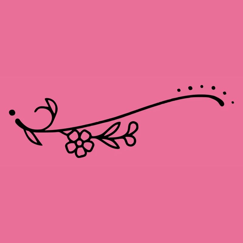 Curved Line Flowers